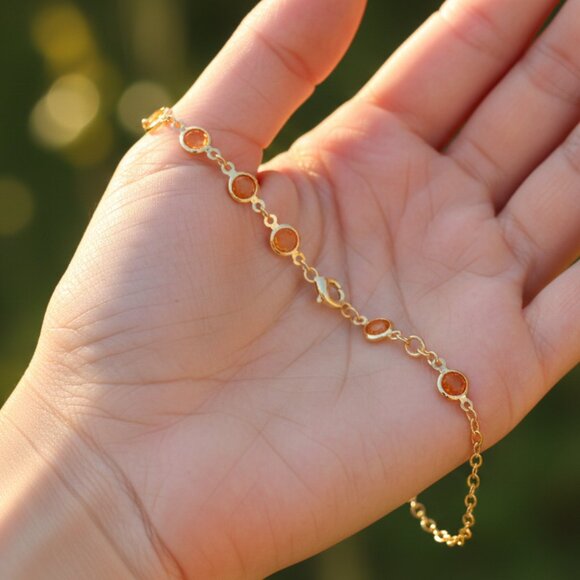 Minimalist Anklet, Sleek & Modern Design, Women’s Fashion, YC110431-A - Picture 5 of 5